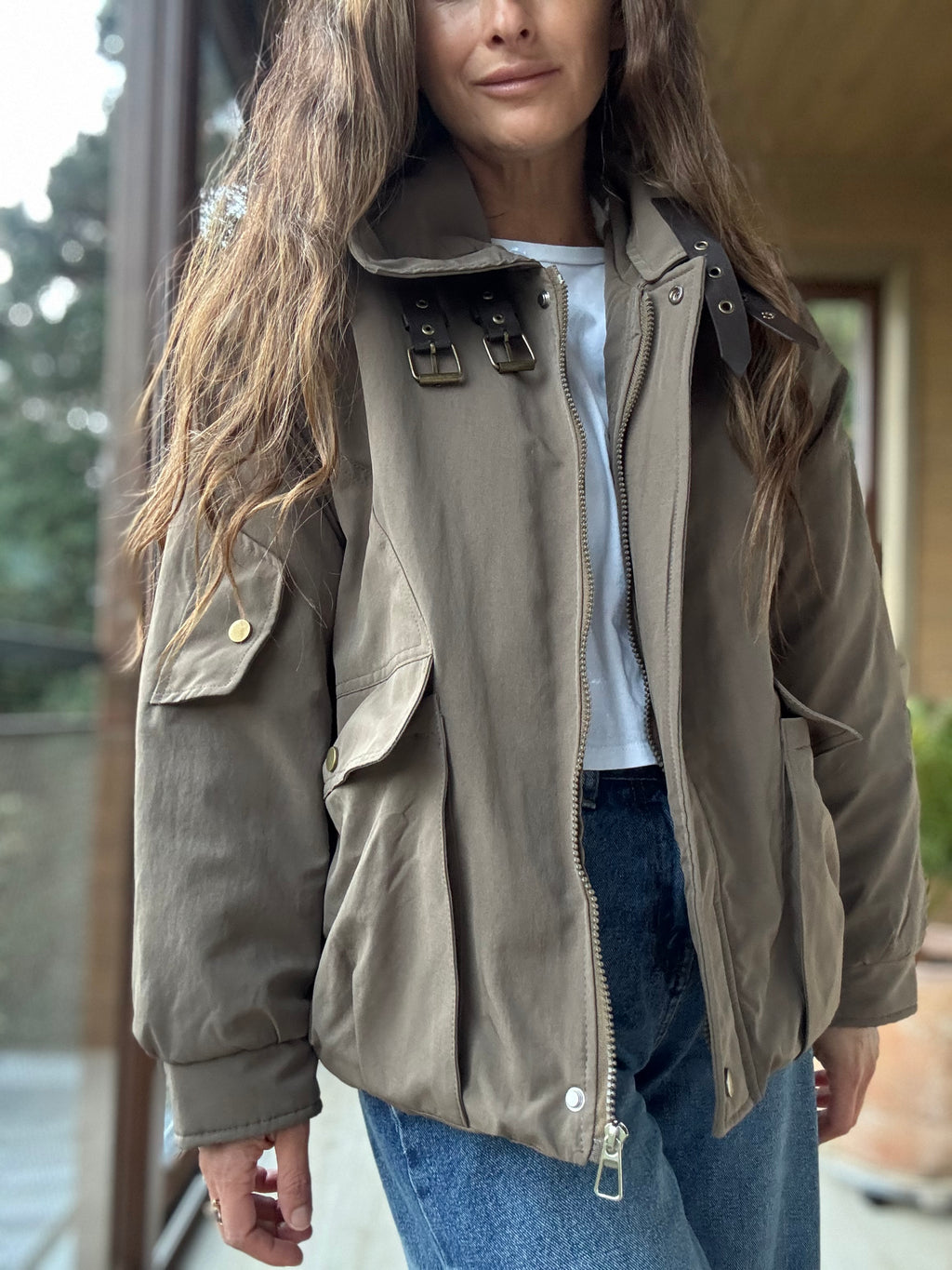 Chaqueta Melina piel