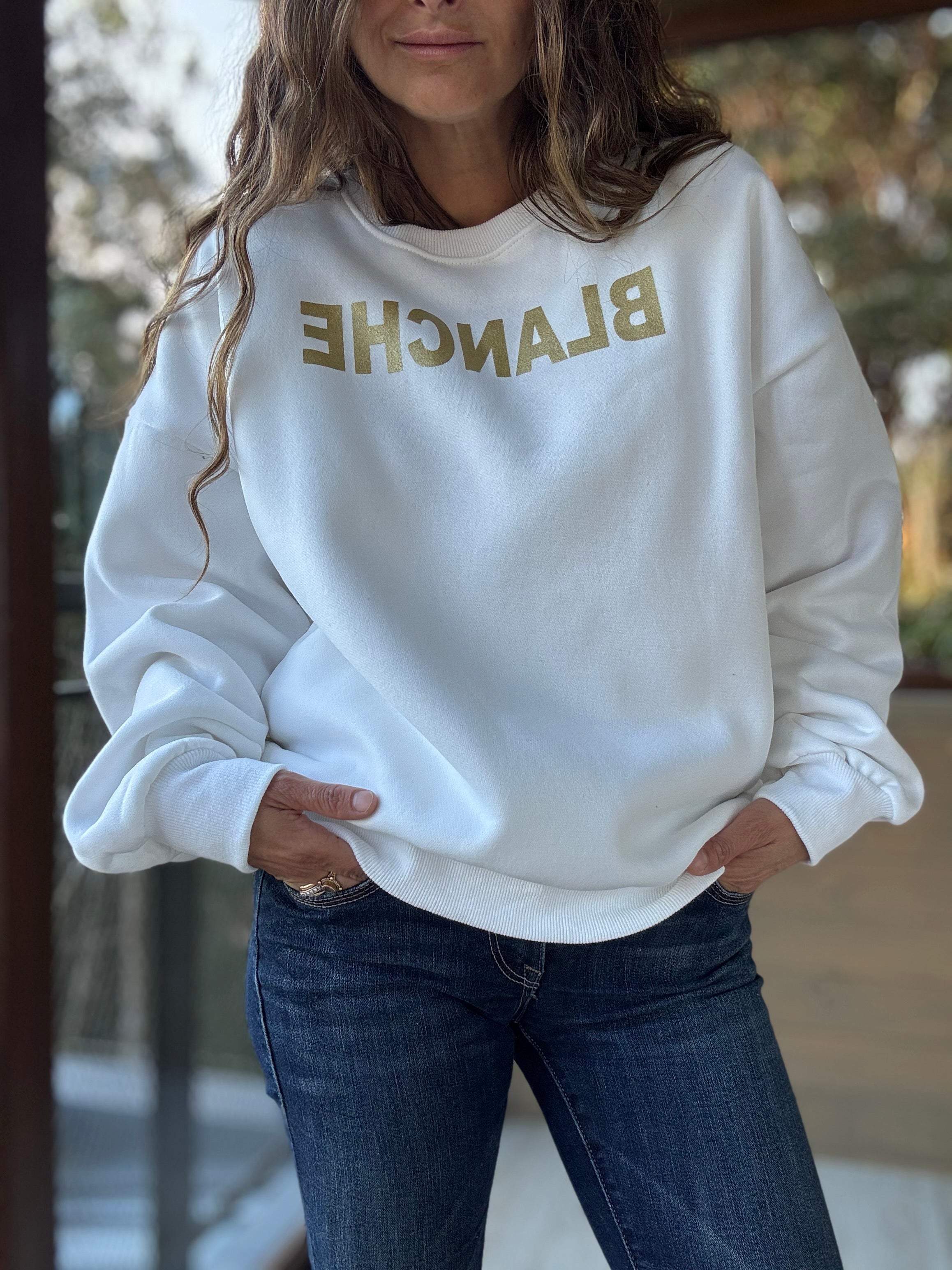 Polerón blanche blanco