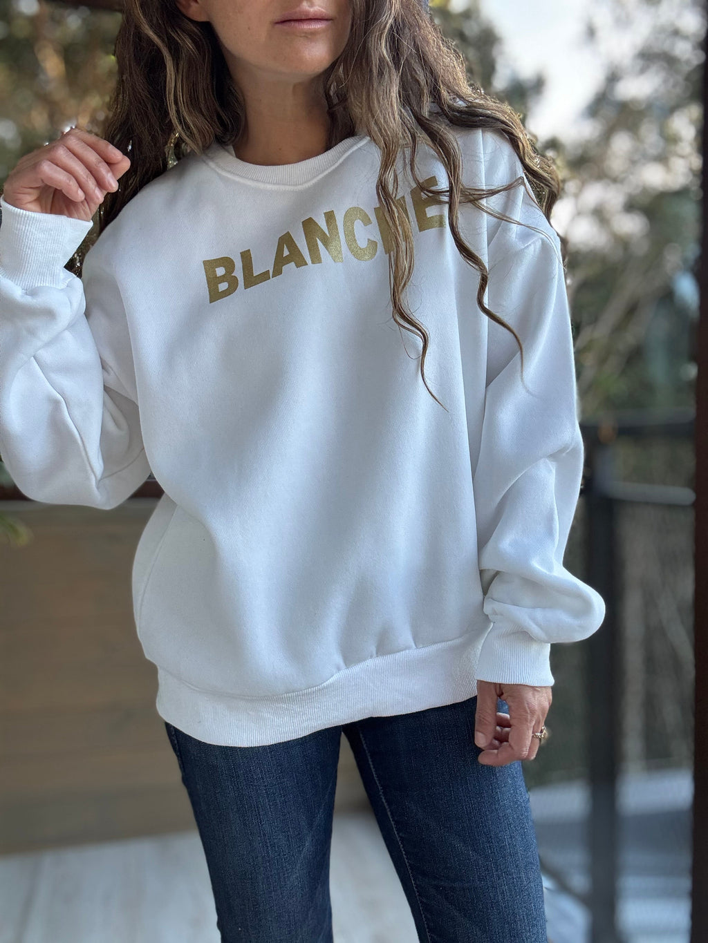 Polerón blanche blanco