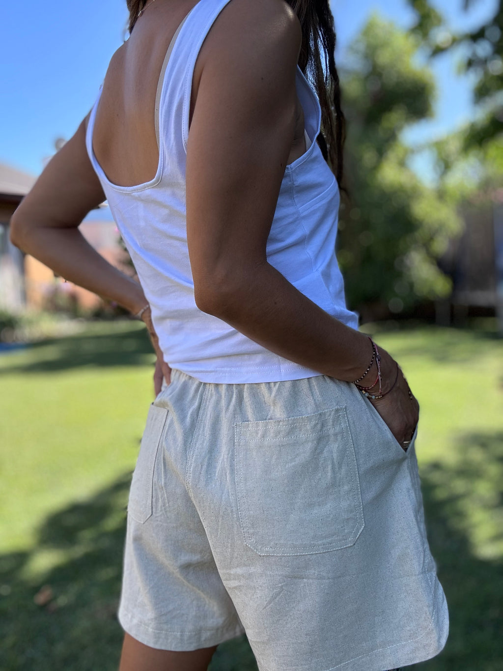Polera Moni básico blanco