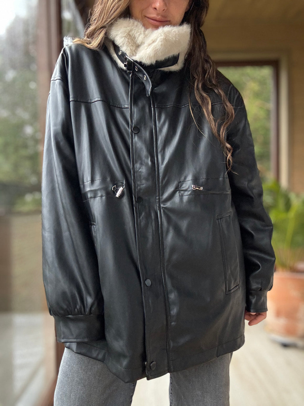 Chaqueta Melania negro