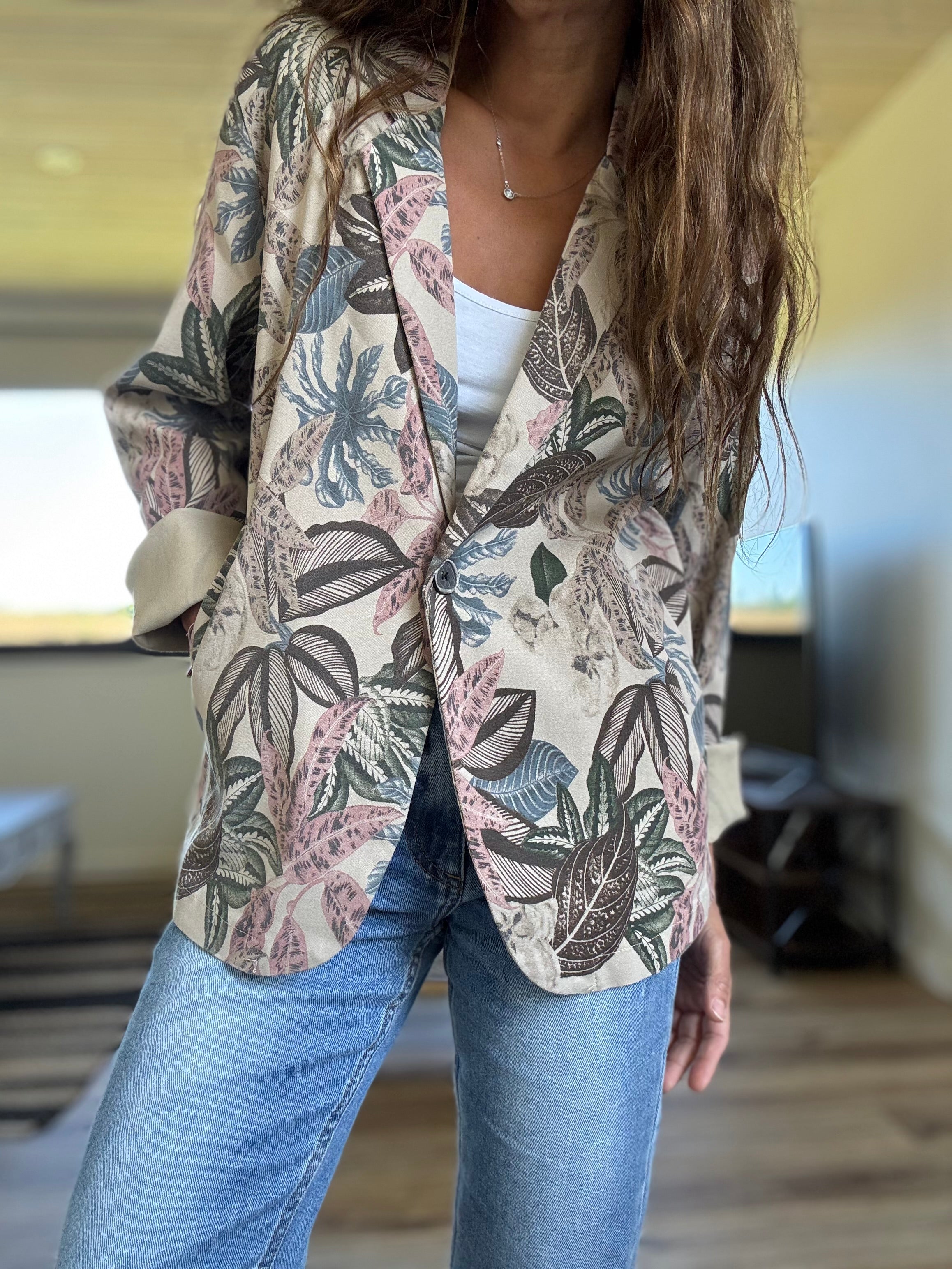 Blazer otoño elasticado