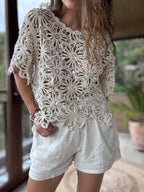 Polera hilo lentejuelas