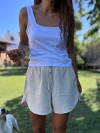 Polera Moni básico blanco