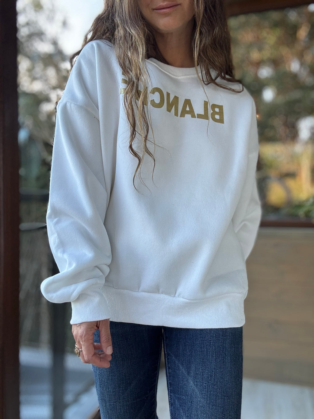 Polerón blanche blanco