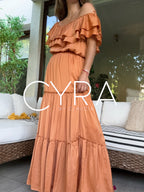 Vestido Gypsy terracota