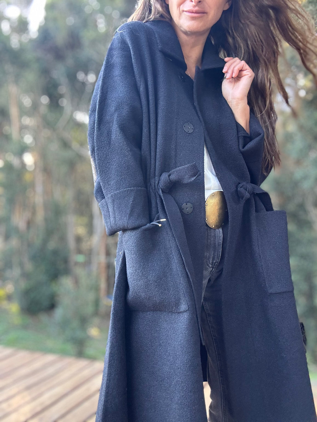 Abrigo Mery negro