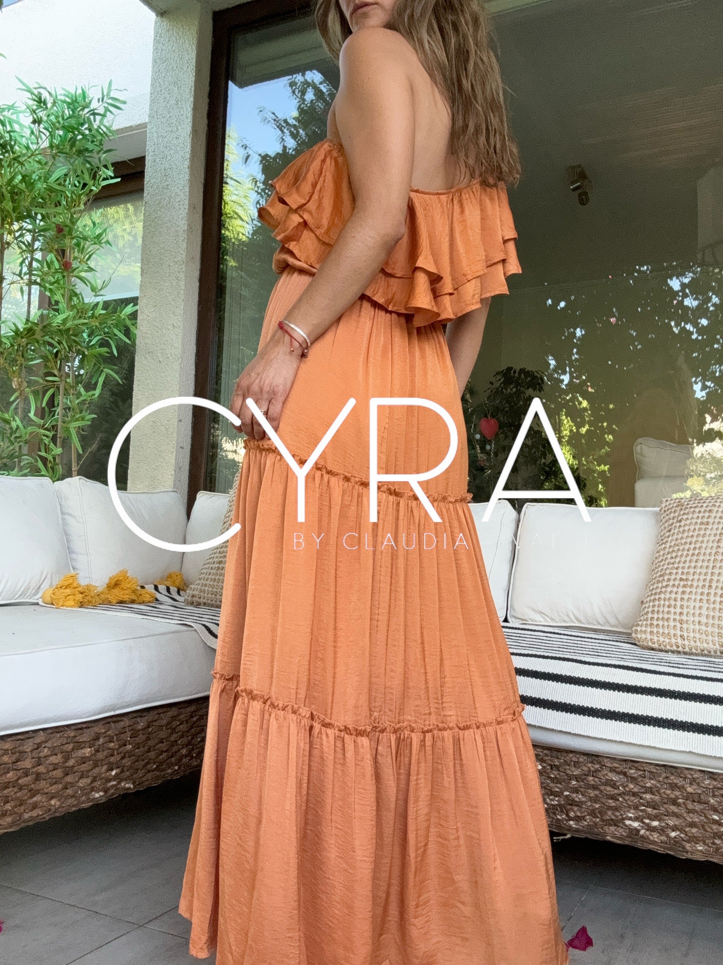 Vestido Gypsy terracota