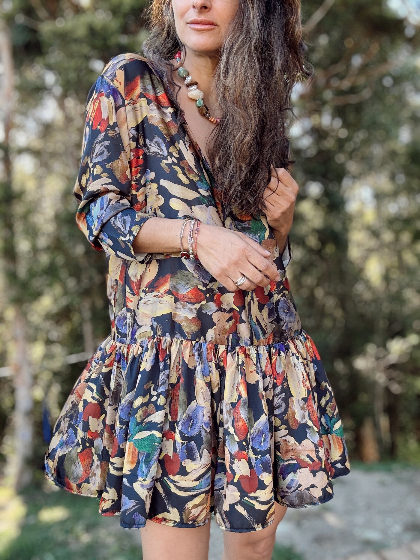 Vestido Florencia satén - Colección CYRA