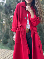Abrigo Mery rojo