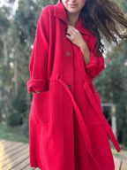 Abrigo Mery rojo