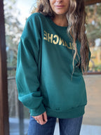 Polerón blanche verde