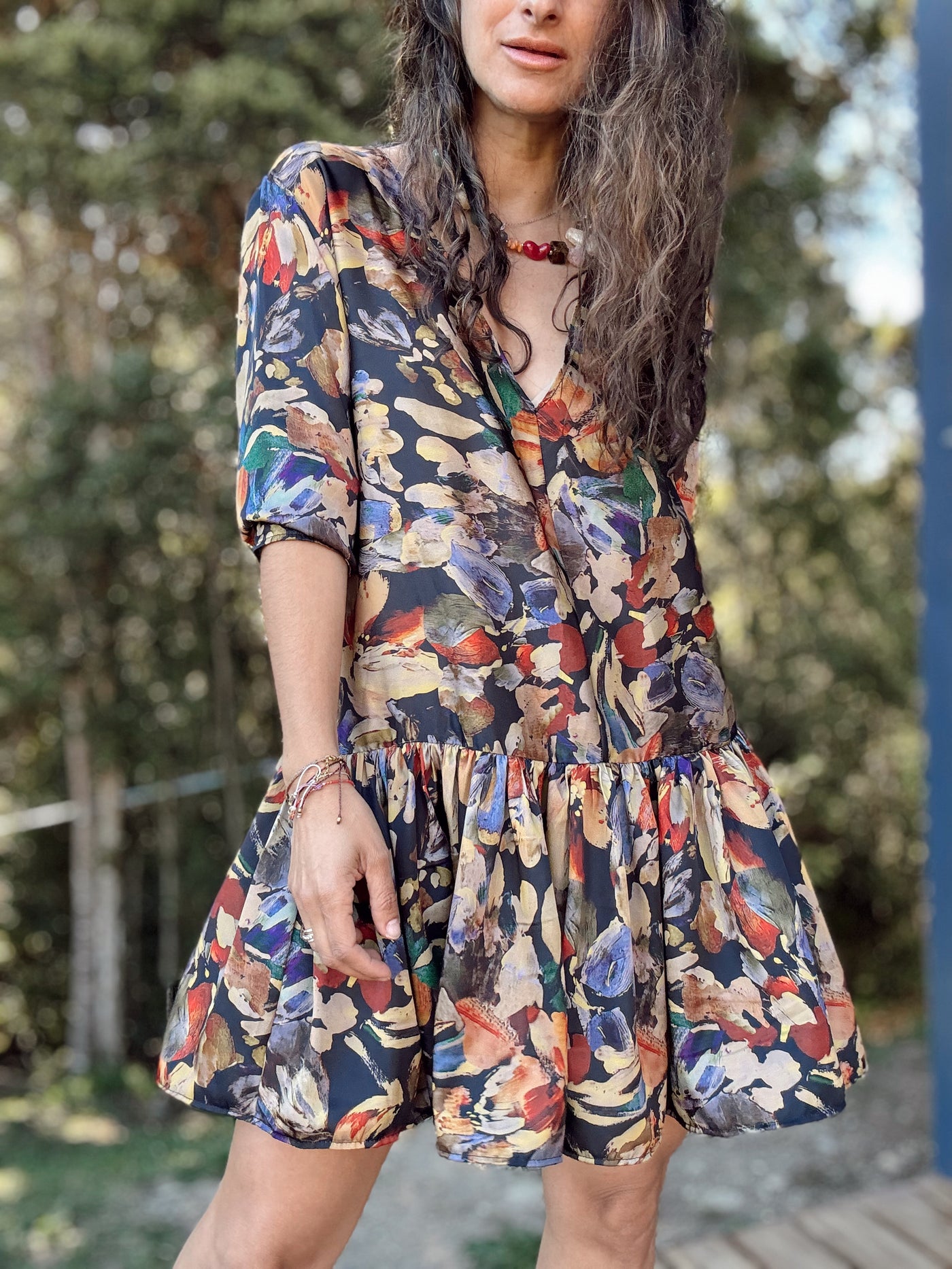 Vestido Florencia satén - Colección CYRA