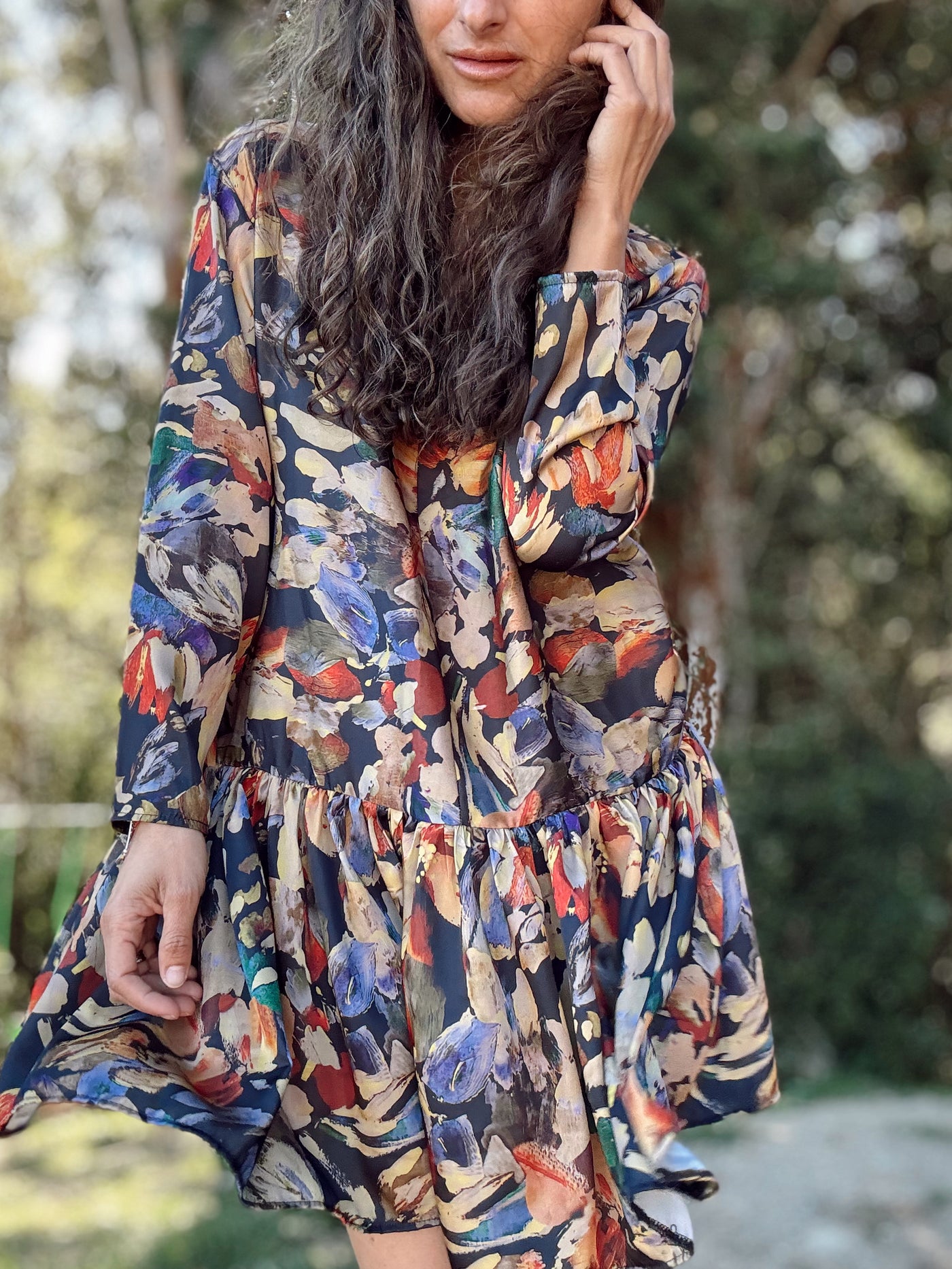 Vestido Florencia satén - Colección CYRA