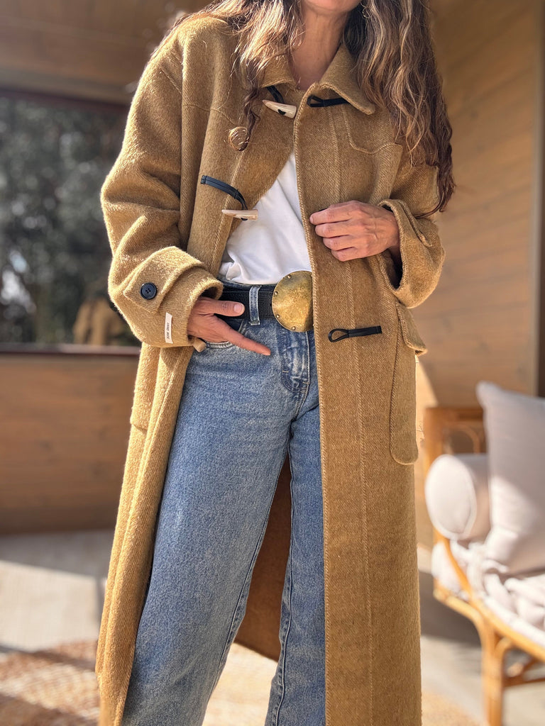 Abrigo Rocio camel mostaza