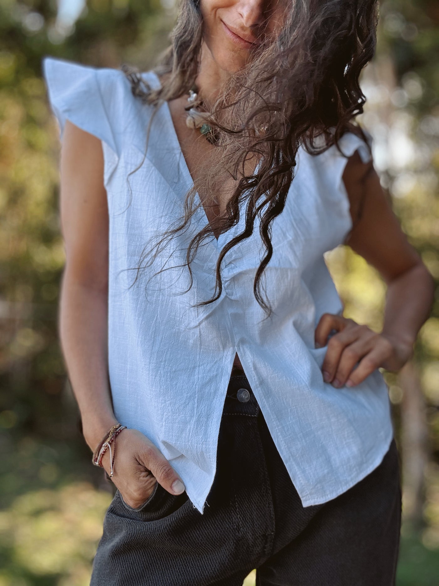 Blusa Diana Lino