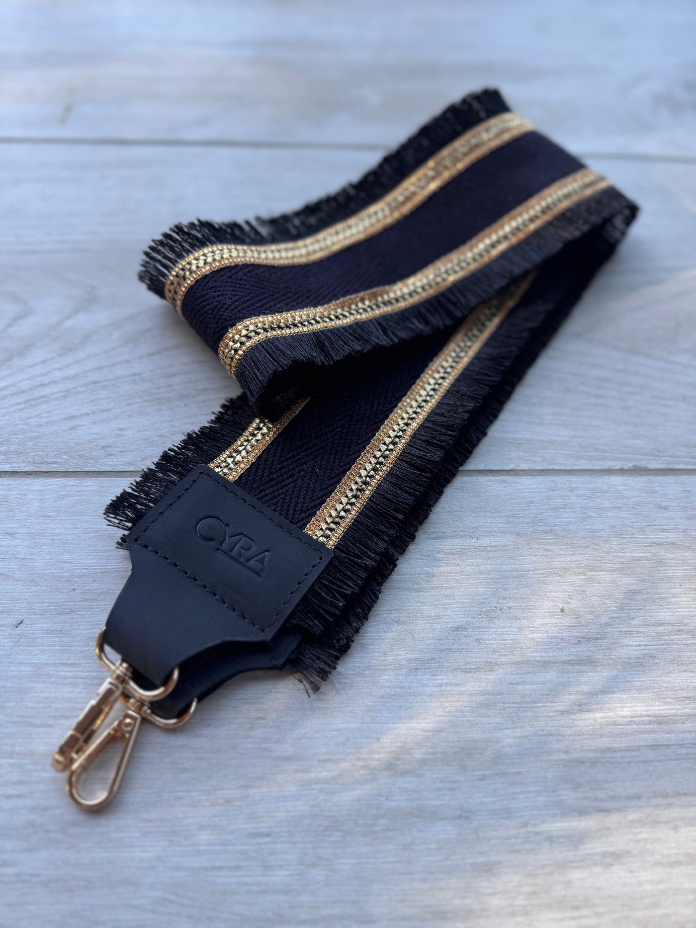 Strap flecos negro