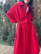 Abrigo Mery rojo