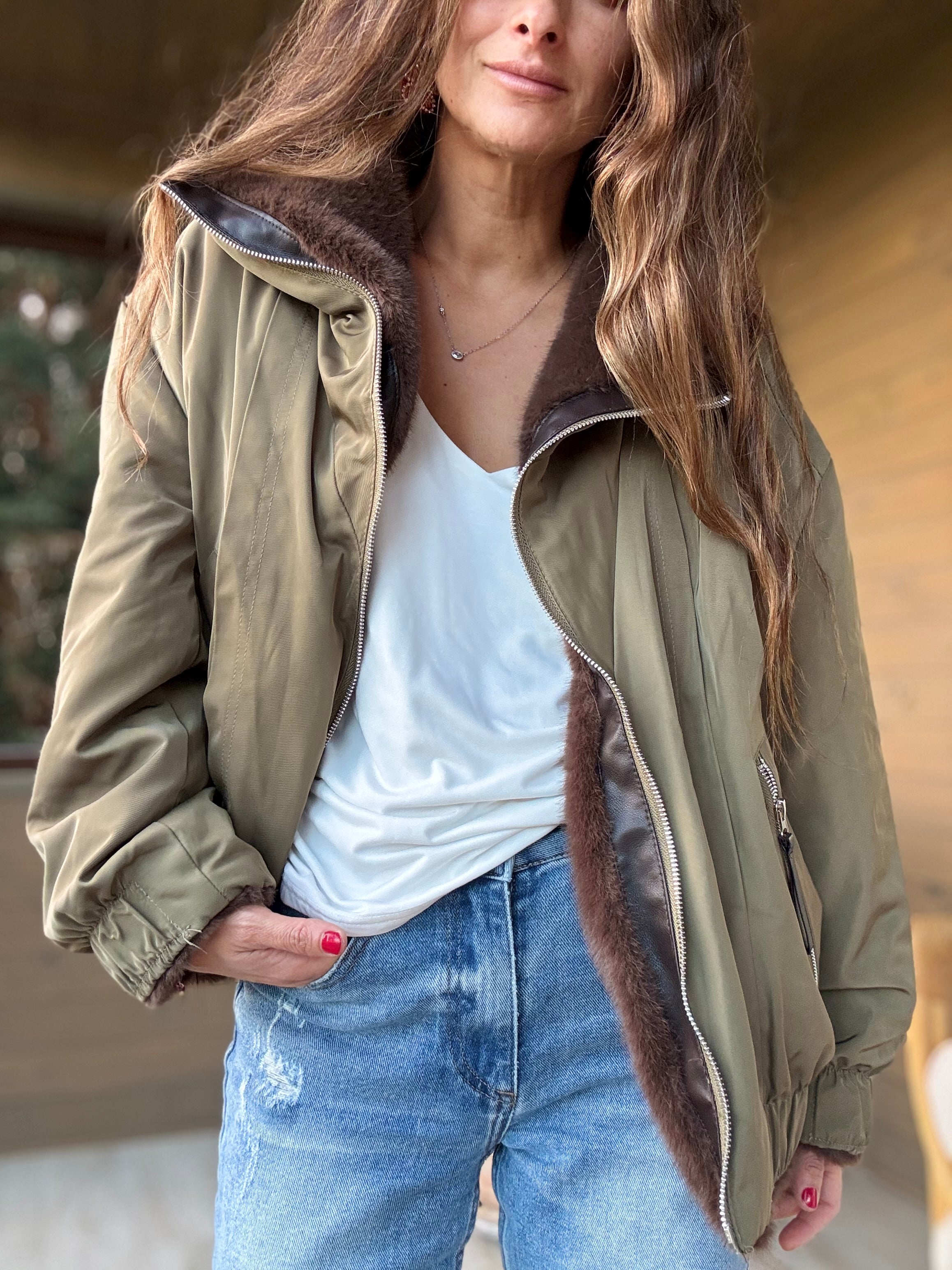 Chaqueta Amaro reversible