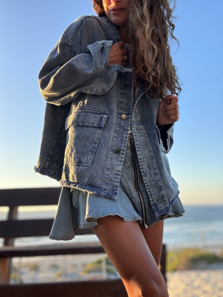 Chaqueta Duna Celeste