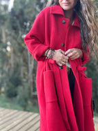 Abrigo Mery rojo