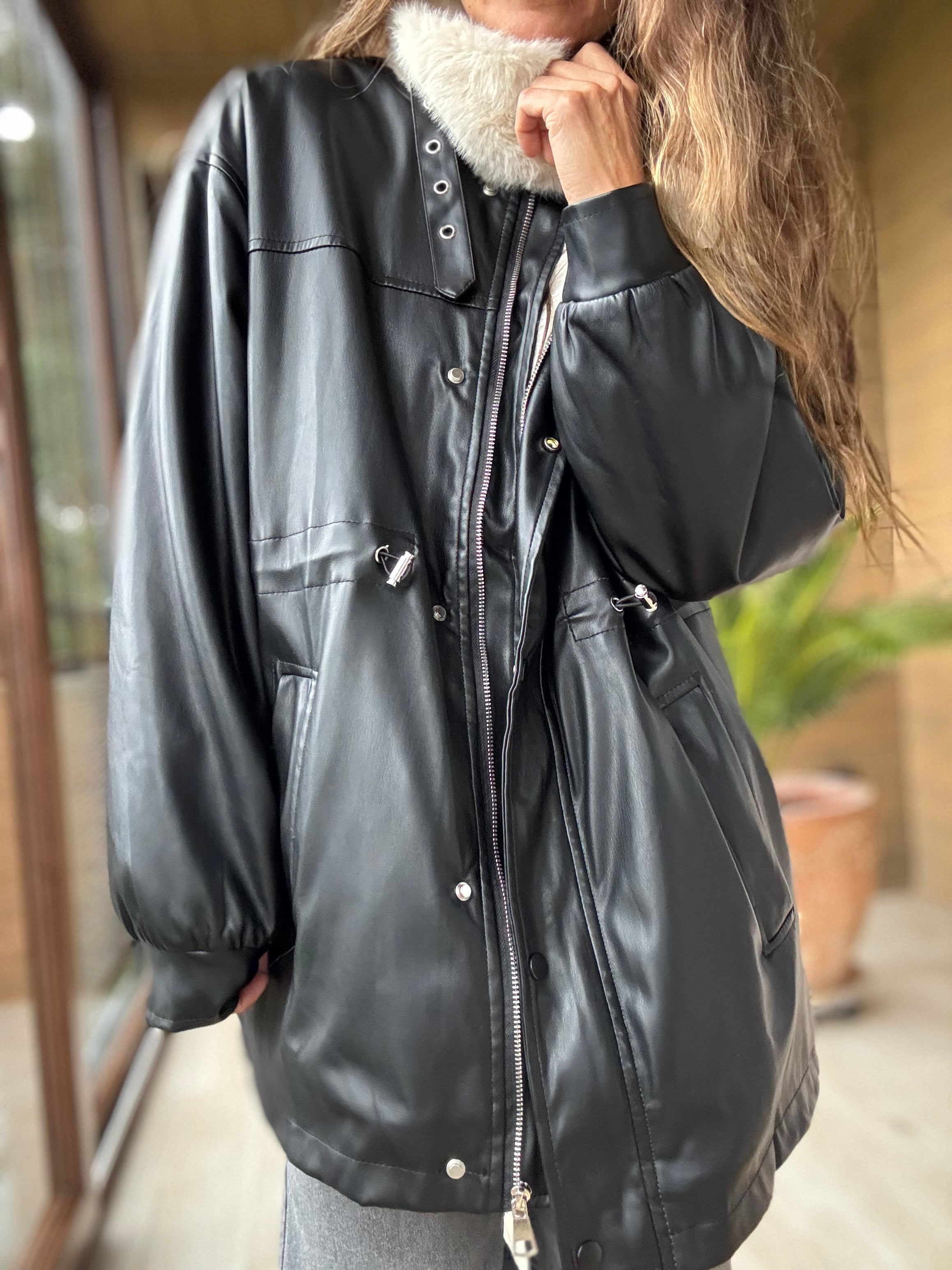 Chaqueta Melania negro