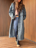 Abrigo jeans azul