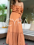 Vestido Gypsy terracota
