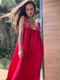 Vestido Flor rojo