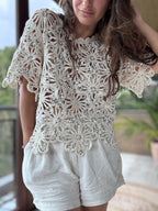Polera hilo lentejuelas