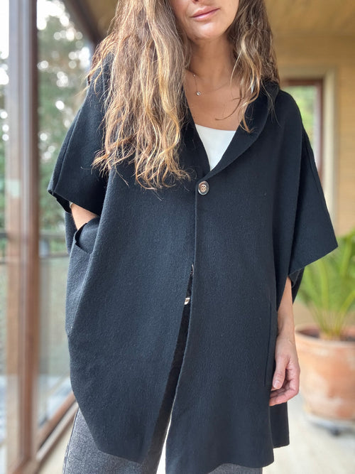 Capa lanilla negro