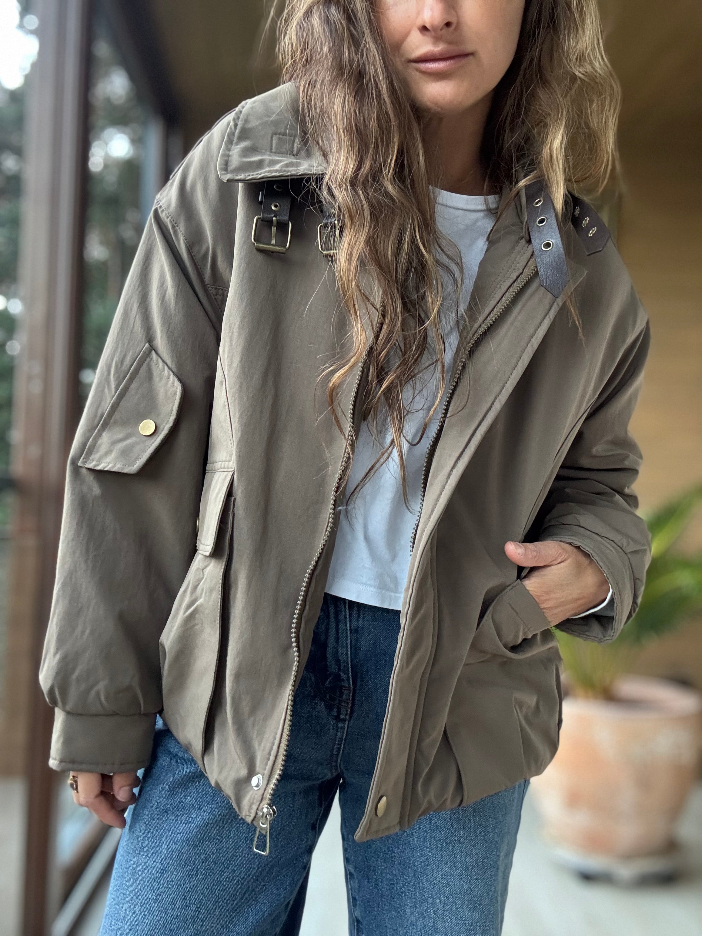 Chaqueta Melina piel