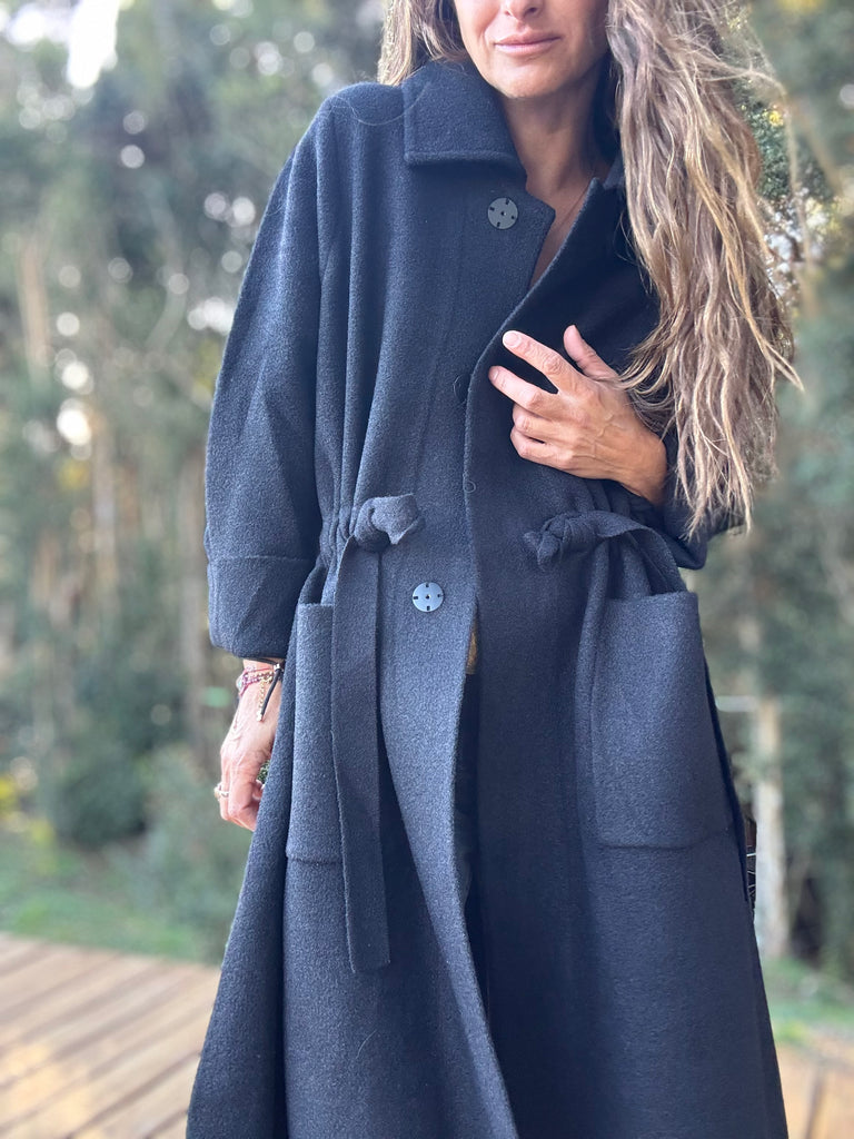 Abrigo Mery negro
