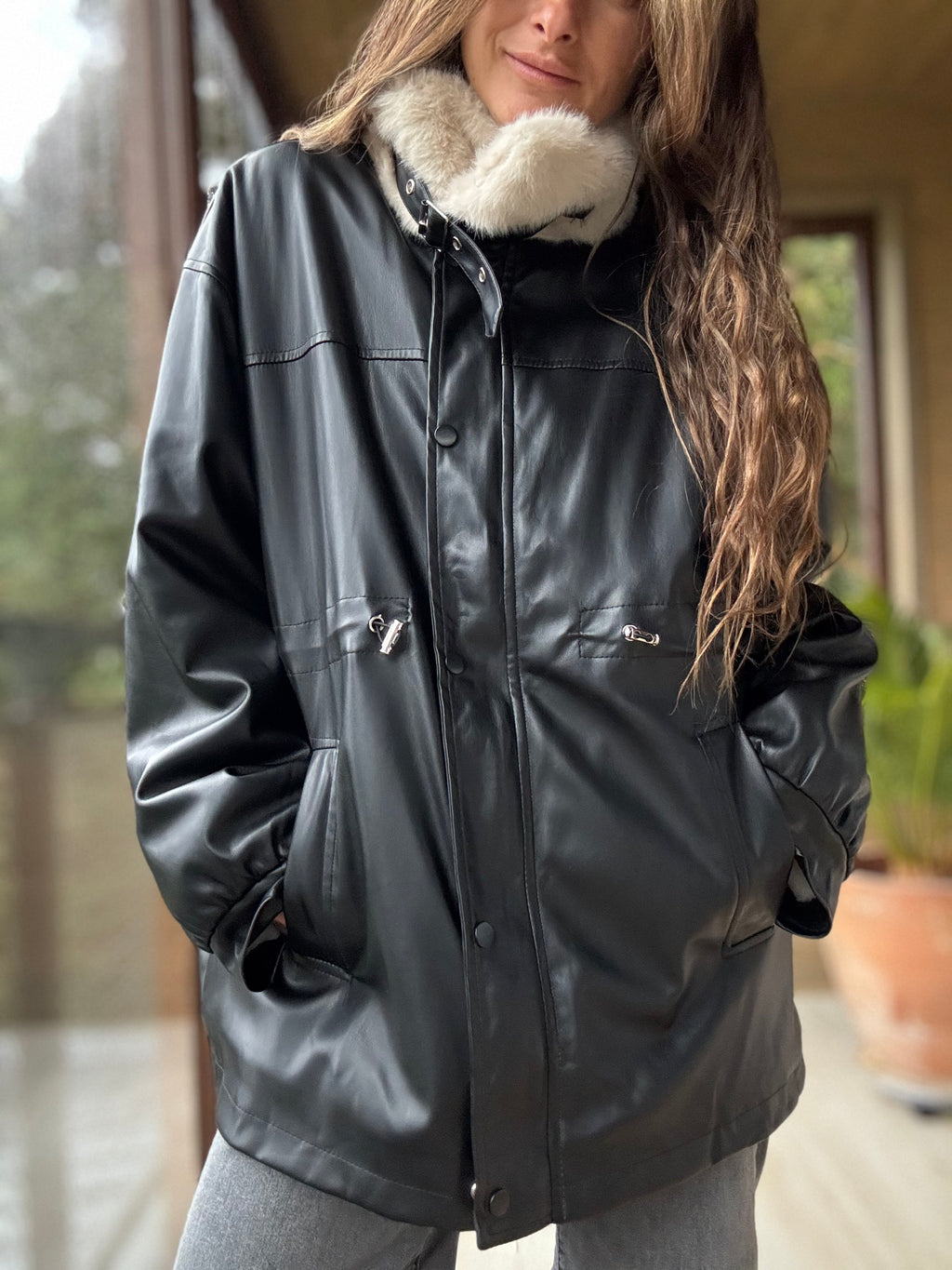 Chaqueta Melania negro