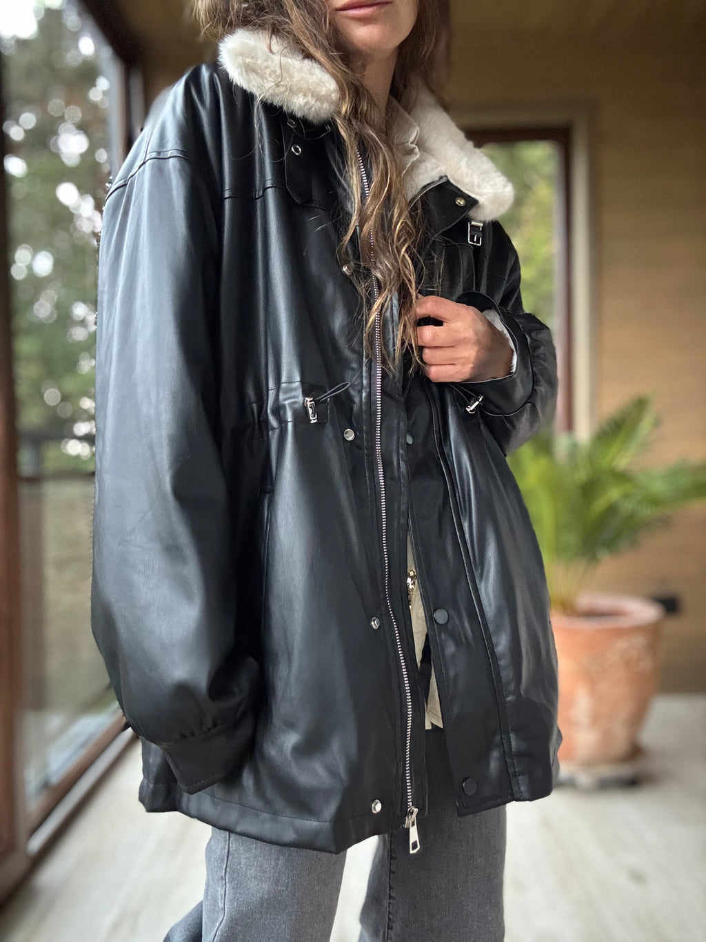 Chaqueta Melania negro