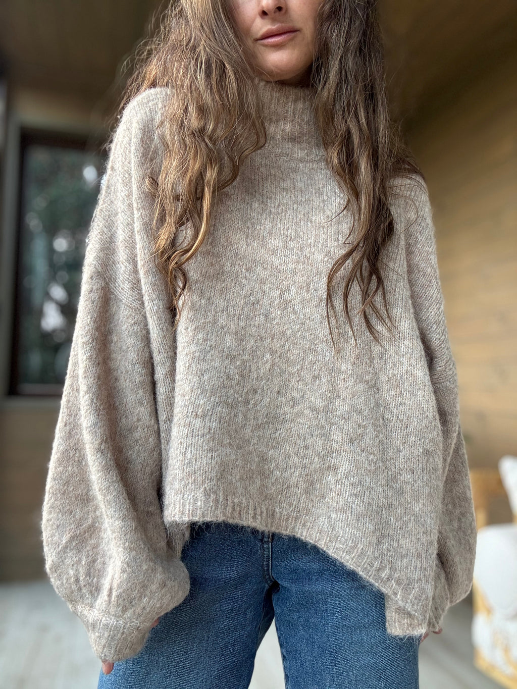 Chaleco Ina beige