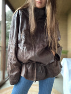 Chaqueta cuero legítimo 1