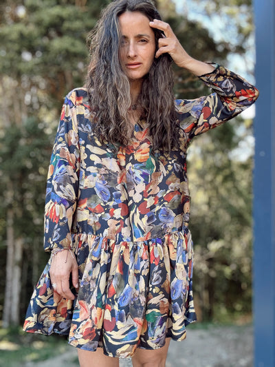 Vestido Florencia satén - Colección CYRA