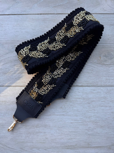 Strap lentejuelas negro