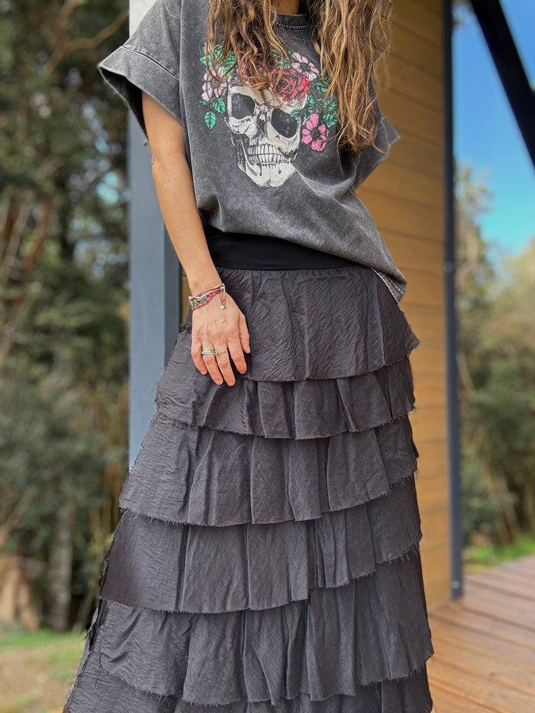 Falda España negro