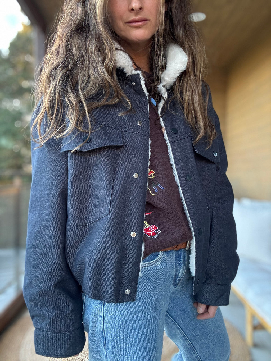 Chaqueta Gaba azul