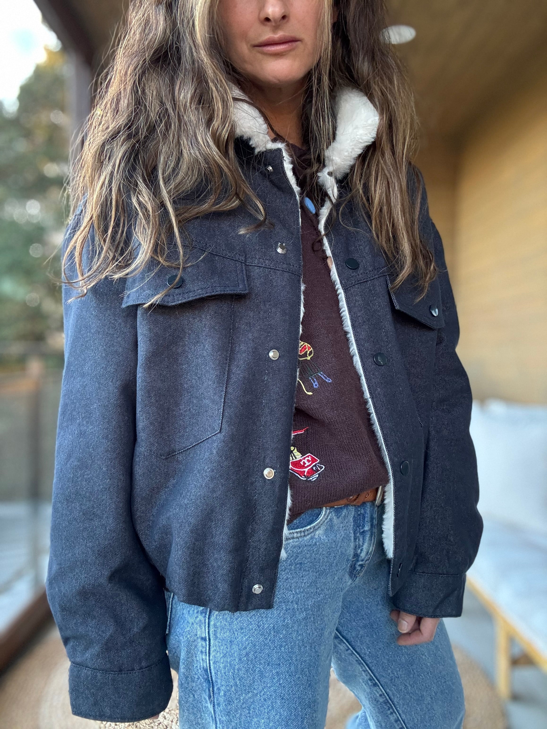 Chaqueta Gaba azul