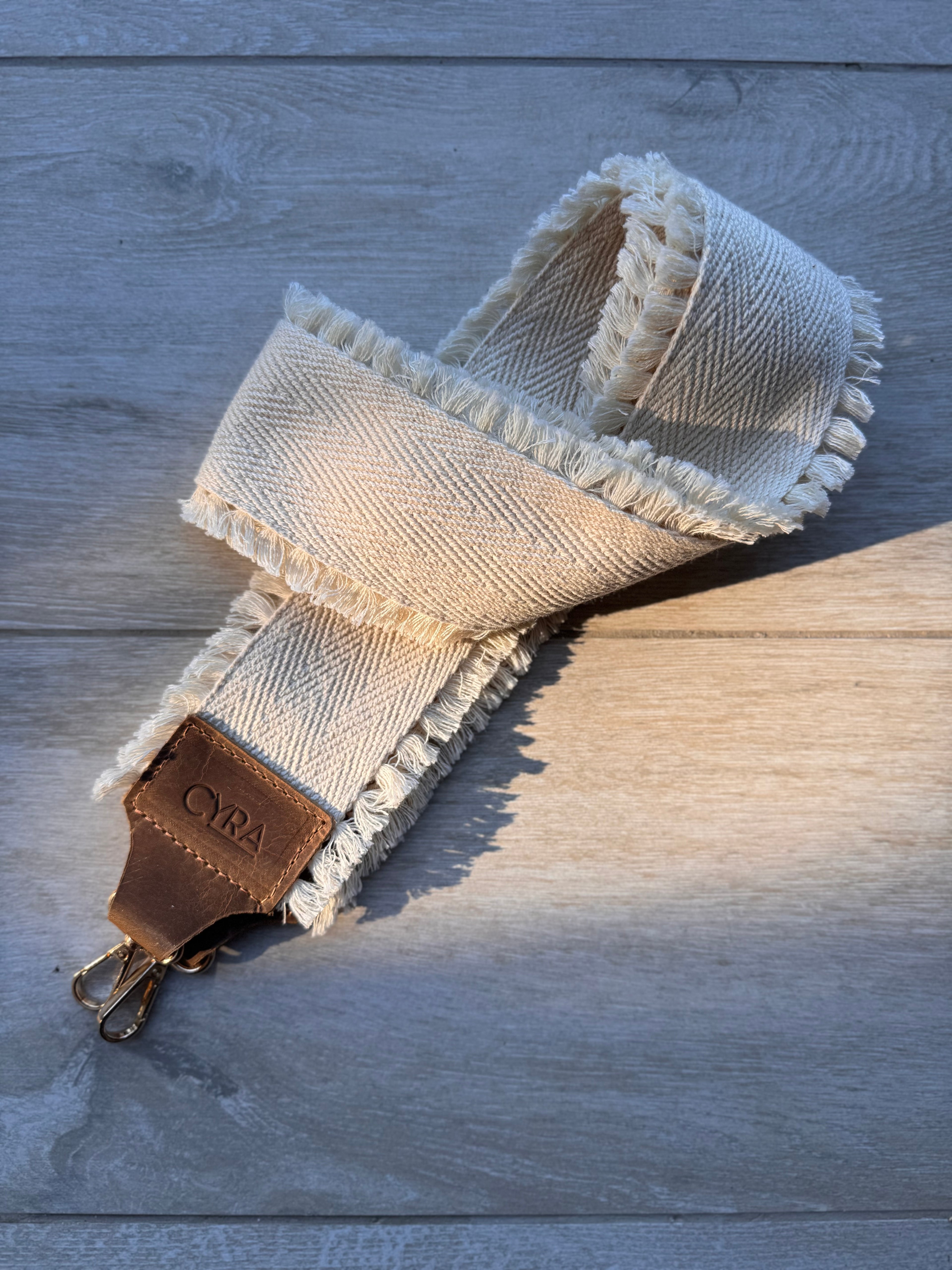 Strap flecos crudo