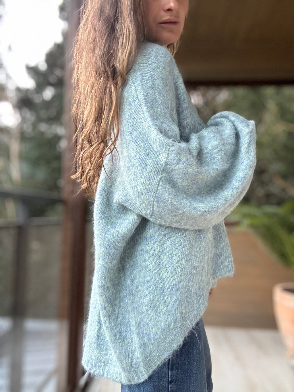 Chaleco Ina Celeste