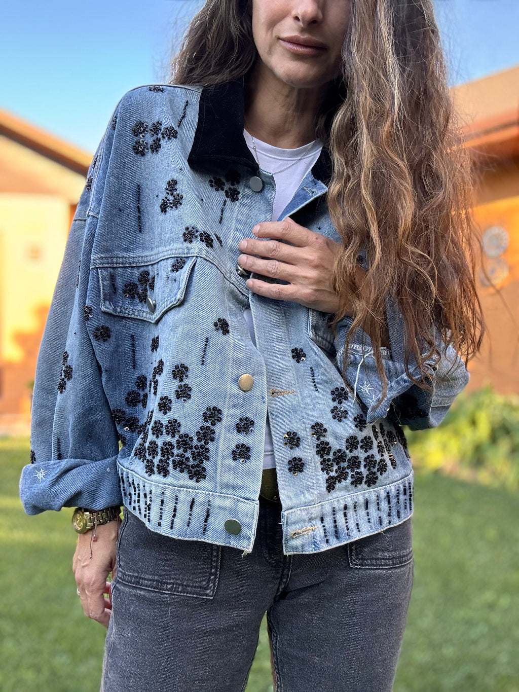 Chaqueta Roma lentejuelas