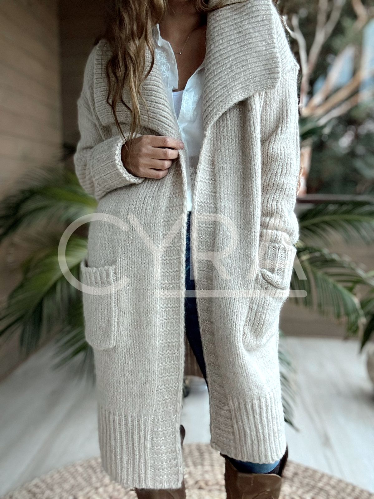 Chaleco Floripa beige