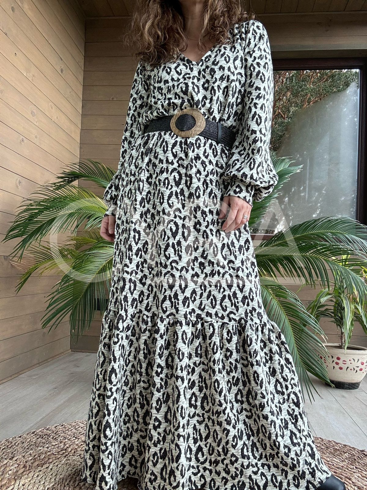 Vestido Laura animal print