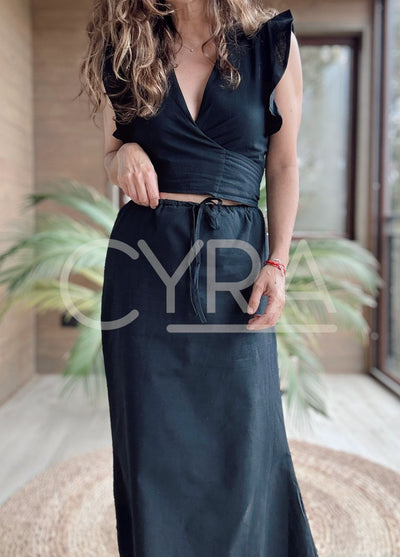 Conjunto Lula lino negro