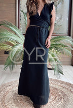 Conjunto Lula lino negro