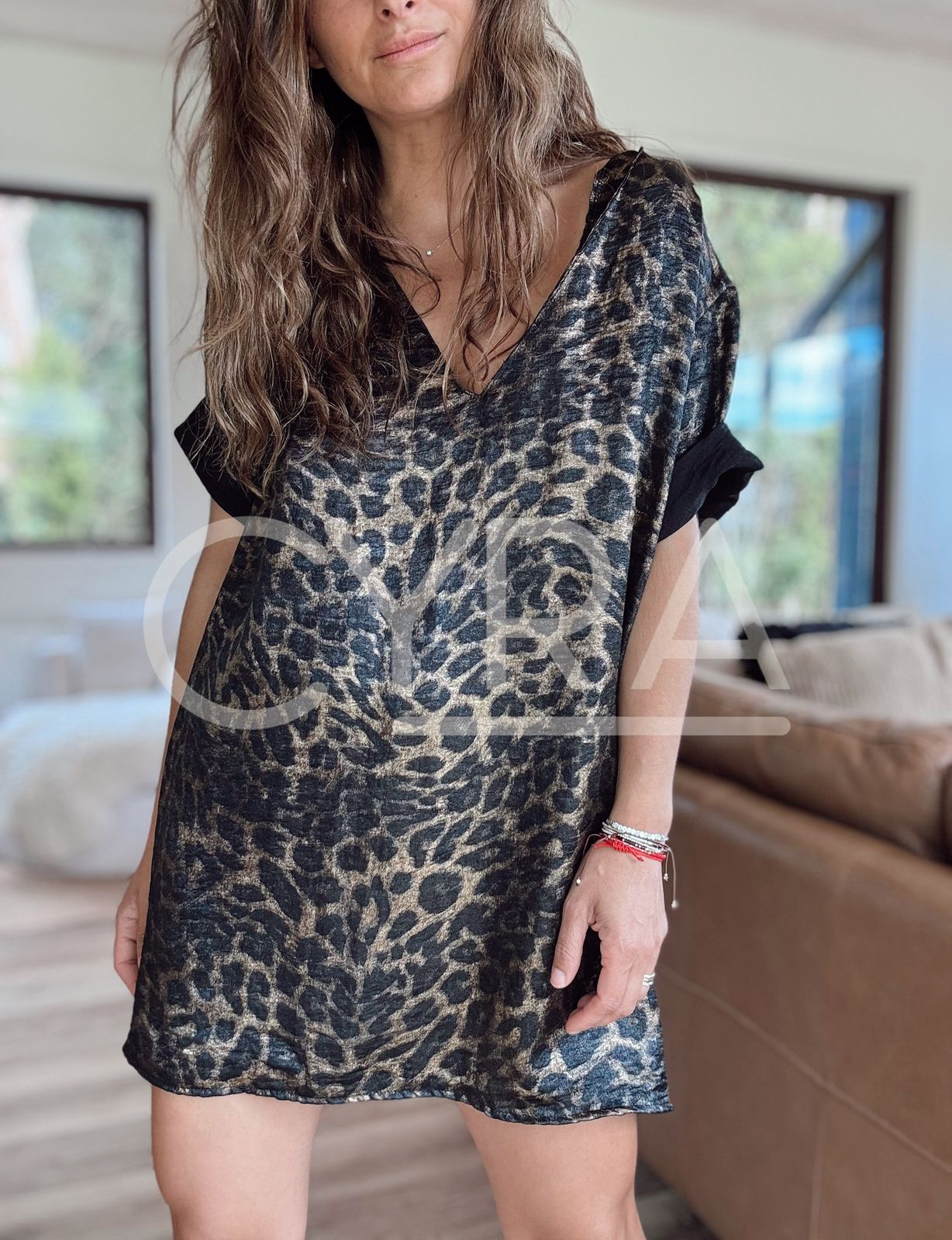 Vestido Manuela animal print
